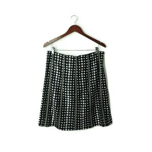 Cerruti Arte made Italy embroidered dots skirt